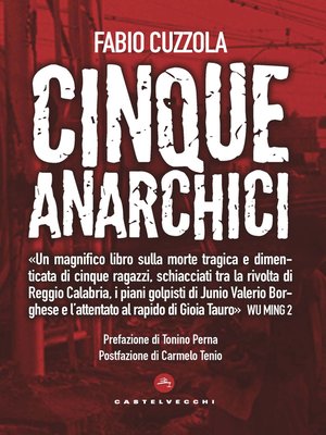 cover image of I cinque anarchici